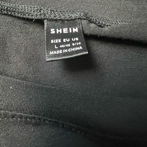 Shein women black short sleeve shirt - Picture 9 of 9